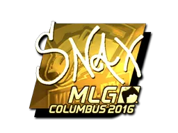 Sticker | Snax (Gold) | MLG Columbus 2016