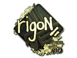 Sticker | rigoN (Gold) | Rio 2022