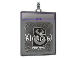 Sticker Slab | alex666 (Foil) | Austin 2025