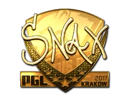 Sticker | Snax (Gold) | Krakow 2017