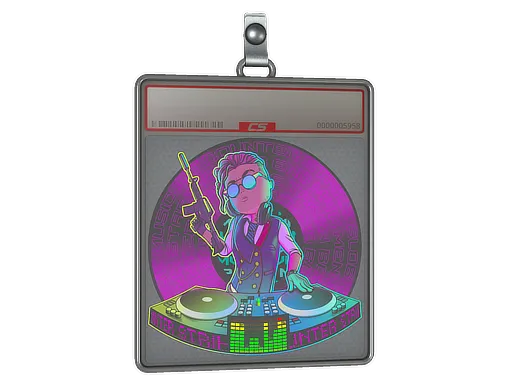 Sticker Slab | DJ Safecracker (Lenticular)