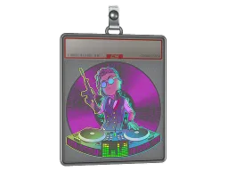 Sticker Slab | DJ Safecracker (Lenticular)