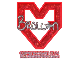 Sticker | Brollan (Glitter) | Copenhagen 2024