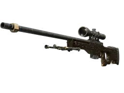 AWP | Black Nile (Battle-Scarred)