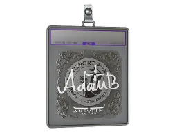 Sticker Slab | adamb (Foil) | Austin 2025