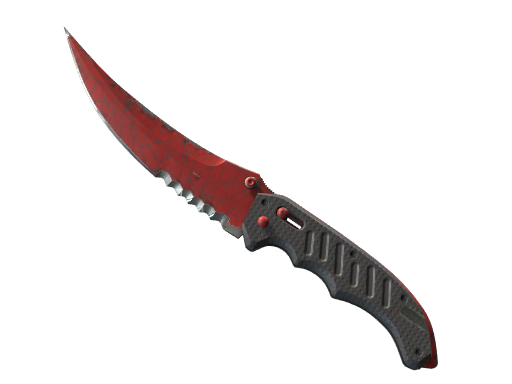★ StatTrak™ Flip Knife | Crimson Web (Field-Tested)