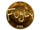 Sticker | FugLy (Gold) | Katowice 2019
