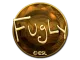 Sticker | FugLy (Gold) | Katowice 2019 CS2 skin