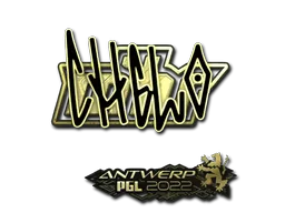 Sticker | chelo (Gold) | Antwerp 2022