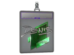 Sticker Slab | denis (Foil) | Boston 2018