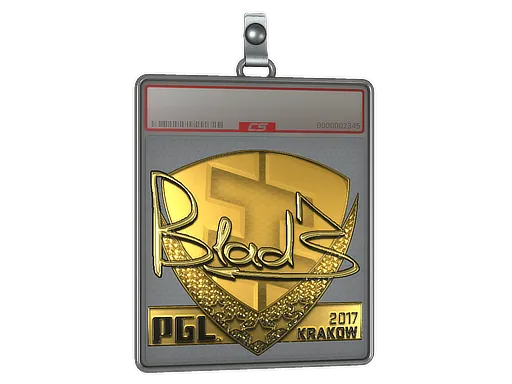 Sticker Slab | B1ad3 (Gold) | Krakow 2017