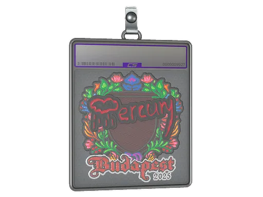 Sticker Slab | Mercury (Embroidered) | Budapest 2025