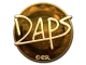 Sticker | daps (Gold) | Katowice 2019 CS2 skin