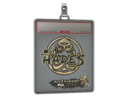 Sticker Slab | hades (Gold) | Antwerp 2022
