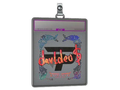 Sticker Slab | dav1deuS (Holo) | Austin 2025