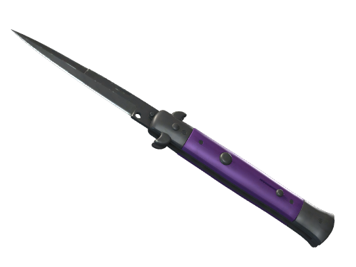 ★ StatTrak™ Stiletto Knife | Ultraviolet (Well-Worn)