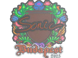 Sticker | Sonic (Embroidered) | Budapest 2025