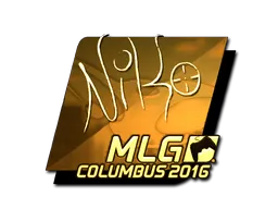 Sticker | NiKo (Gold) | MLG Columbus 2016