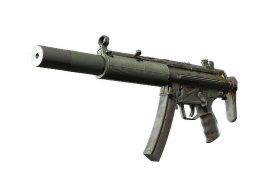 MP5-SD | Gold Leaf (Battle-Scarred)