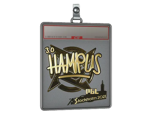 Sticker Slab | hampus (Gold) | Stockholm 2021