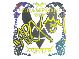 Sticker | apEX (Holo, Champion) | Austin 2025