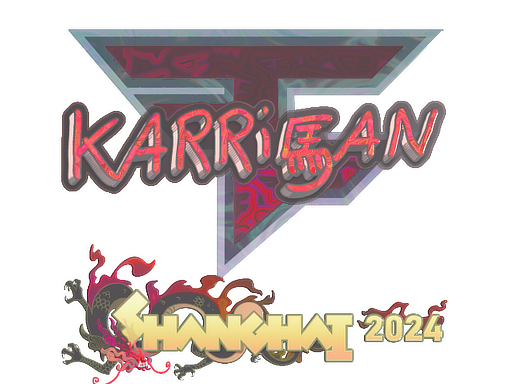 Sticker | karrigan (Holo) | Shanghai 2024