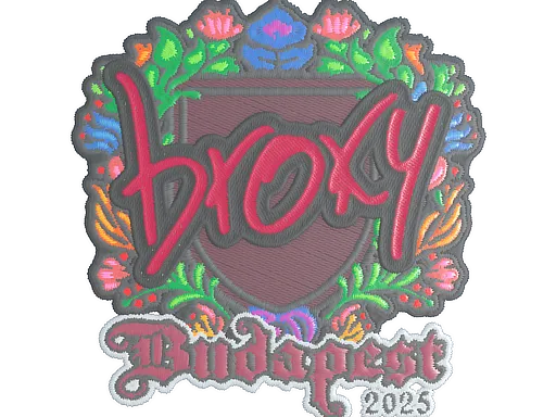 Sticker | broky (Embroidered) | Budapest 2025