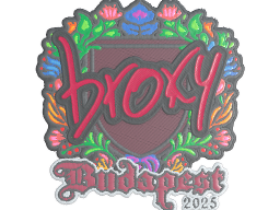 Sticker | broky (Embroidered) | Budapest 2025