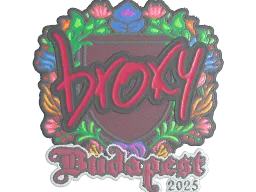 Sticker | broky (Embroidered) | Budapest 2025