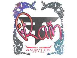 Sticker | rain (Holo) | Austin 2025