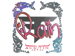 Sticker | rain (Holo) | Austin 2025