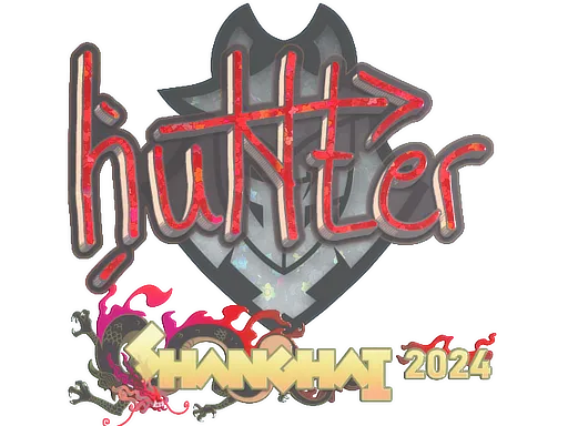 Sticker | huNter- (Glitter) | Shanghai 2024