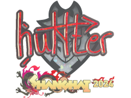 Sticker | huNter- (Glitter) | Shanghai 2024