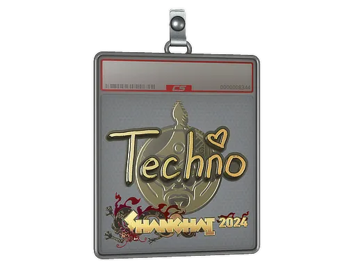 Sticker Slab | Techno4K (Gold) | Shanghai 2024