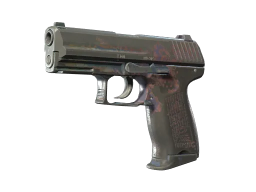 Souvenir P2000 | Coral Halftone (Battle-Scarred)
