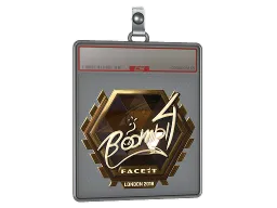 Sticker Slab | Boombl4 (Gold) | London 2018