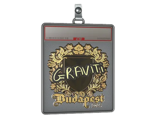 Sticker Slab | Graviti (Gold) | Budapest 2025