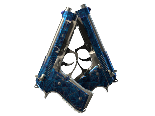 Dual Berettas | Cobalt Quartz (Field-Tested)
