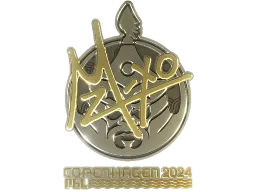 Sticker | mzinho (Gold) | Copenhagen 2024