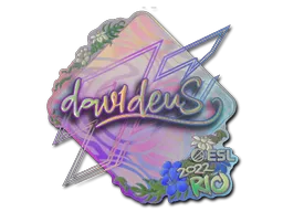 Sticker | dav1deuS (Holo) | Rio 2022