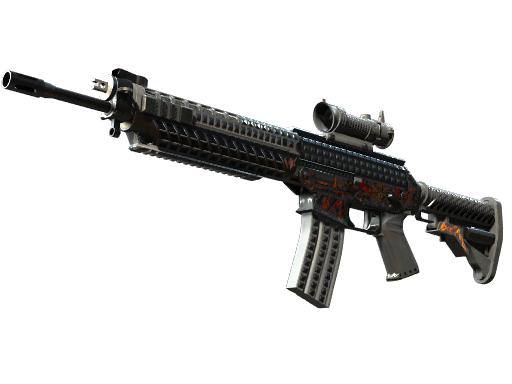 SG 553 | Heavy Metal (Minimal Wear)