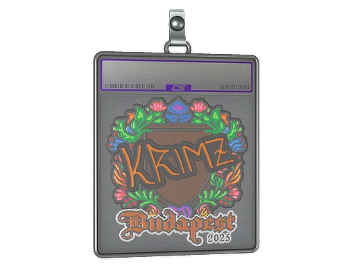 Sticker Slab | KRIMZ (Embroidered) | Budapest 2025