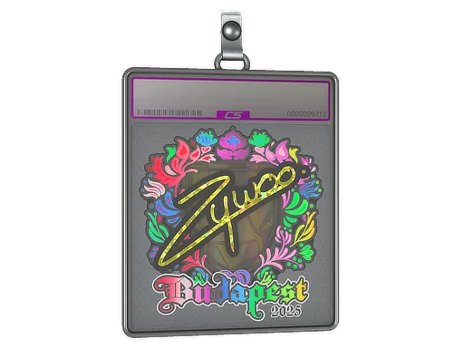 Sticker Slab | ZywOo (Holo) | Budapest 2025