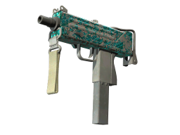 MAC-10 | Malachite (Battle-Scarred)