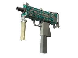 MAC-10 | Malachite (Battle-Scarred)