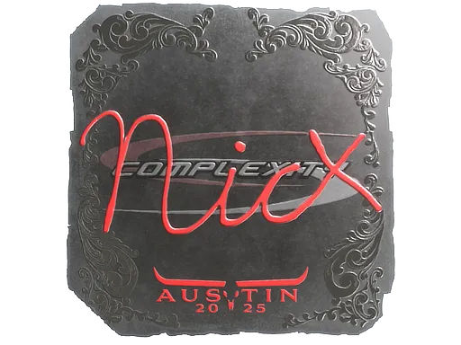 Sticker | nicx (Foil) | Austin 2025