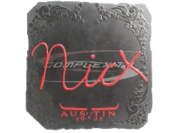 Sticker | nicx (Foil) | Austin 2025