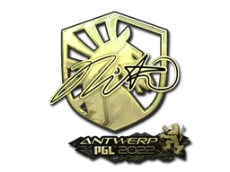 Sticker | nitr0 (Gold) | Antwerp 2022