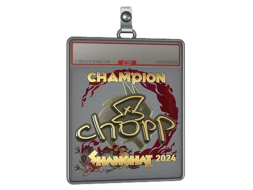 Sticker Slab | chopper (Gold, Champion) | Shanghai 2024