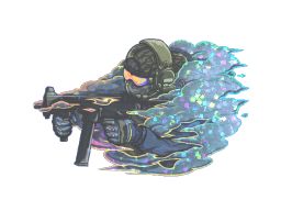 Sticker | Pushing Smokes (Glitter)